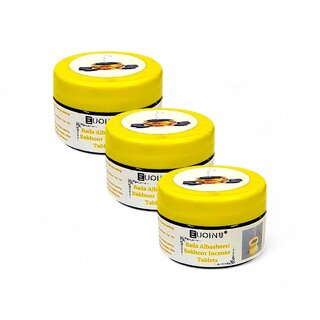 EUQINU Bada Albasheeri Bakhoor Long Lasting Aroma Incense Tablets - 25g (Pack Of 3) EUQINU Bada Albasheeri Bakhoor Long Lasting Aroma Incense Tablets - 25g (Pack Of 3)
