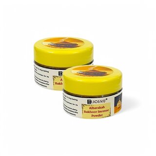 EUQINU Albarakah Bakhoor Long Lasting Aroma Incense Powder - 25g (Pack Of 2) EUQINU Albarakah Bakhoor Long Lasting Aroma Incense Powder - 25g (Pack Of 2)