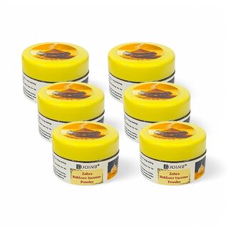 EUQINU Zahra Bakhoor Long Lasting Aroma Incense Powder - 25g (Pack Of 6) EUQINU Zahra Bakhoor Long Lasting Aroma Incense Powder - 25g (Pack Of 6)