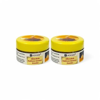 EUQINU Albarakah Bakhoor Incense Powder For Rich, Soothing Scent, Calm, Relaxing Atmosphere - (Pack Of 2) 25g EUQINU Albarakah Bakhoor Incense Powder For Rich, Soothing Scent, Calm, Relaxing Atmosphere - (Pack Of 2) 25g