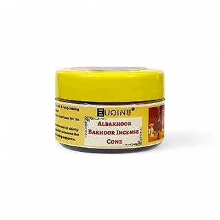                       EUQINU Long Lasting Albakhoor Incense Relax  Refresh, Perfect for Home  Meditation Cone - 25g                                              