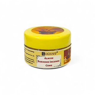 EUQINU Almisk Bakhoor Long Lasting Aroma Incense Cone - 25g EUQINU Almisk Bakhoor Long Lasting Aroma Incense Cone - 25g