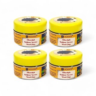 EUQINU Albarakah Bakhoor Incense Wood Chips For Rich, Soothing Scent, Calm, Relaxing Atmosphere - (Pack Of 4) 25g EUQINU Albarakah Bakhoor Incense Wood Chips For Rich, Soothing Scent, Calm, Relaxing Atmosphere - (Pack Of 4) 25g