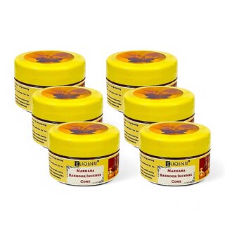 EUQINU Marhaba Bakhoor Long Lasting Aroma Incense Cone - 25g (Pack Of 6) EUQINU Marhaba Bakhoor Long Lasting Aroma Incense Cone - 25g (Pack Of 6)