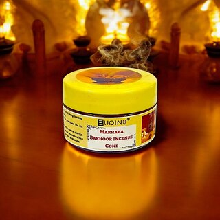 EUQINU Bakhoor Premium Marhaba Cone Long-Lasting Aroma for a Relaxing Atmosphere (25gm) EUQINU Bakhoor Premium Marhaba Cone Long-Lasting Aroma for a Relaxing Atmosphere (25gm)