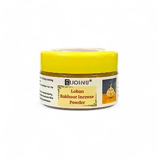                       EUQINU Long Lasting Loban Incense Relax  Refresh, Perfect for Home  Meditation Powder - 25g                                              