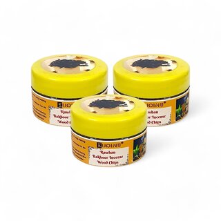 EUQINU Rawhan Bakhoor Long Lasting Aroma Incense Wood Chips - 25g (Pack Of 3) EUQINU Rawhan Bakhoor Long Lasting Aroma Incense Wood Chips - 25g (Pack Of 3)