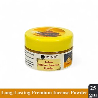 EUQINU Loban Bakhoor Incense Powder For Rich, Soothing Scent, Calm, Relaxing Atmosphere - (Pack Of 1) 25g EUQINU Loban Bakhoor Incense Powder For Rich, Soothing Scent, Calm, Relaxing Atmosphere - (Pack Of 1) 25g