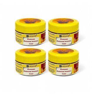 EUQINU Marhaba Bakhoor Incense Cone For Rich, Soothing Scent, Calm, Relaxing Atmosphere - (Pack Of 4) 25g EUQINU Marhaba Bakhoor Incense Cone For Rich, Soothing Scent, Calm, Relaxing Atmosphere - (Pack Of 4) 25g