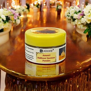                       EUQINU Bakhoor Premium Ameeri Powder Long-Lasting Aroma for a Relaxing Atmosphere (25gm)                                              