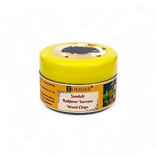 EUQINU Sandali Bakhoor Long Lasting Aroma Incense Wood Chips - 25g EUQINU Sandali Bakhoor Long Lasting Aroma Incense Wood Chips - 25g