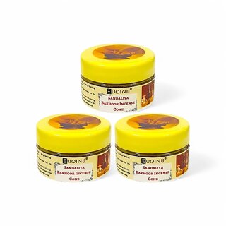 EUQINU Sandaliya Bakhoor Incense Cone For Rich, Soothing Scent, Calm, Relaxing Atmosphere - (Pack Of 3) 25g EUQINU Sandaliya Bakhoor Incense Cone For Rich, Soothing Scent, Calm, Relaxing Atmosphere - (Pack Of 3) 25g