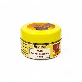 EUQINU Oudi Bakhoor Long Lasting Aroma Incense Cone - 25g EUQINU Oudi Bakhoor Long Lasting Aroma Incense Cone - 25g