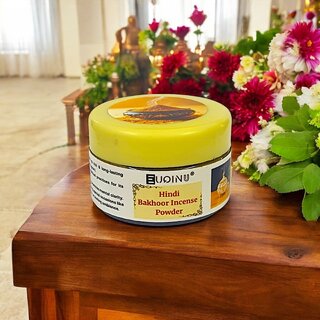                       EUQINU Hindi Premium Incense Powder Long-Lasting  Luxurious  - 25gm                                              