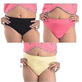 Ginash Girls Cotton Modal Hipster Pantie (Pack of 3)