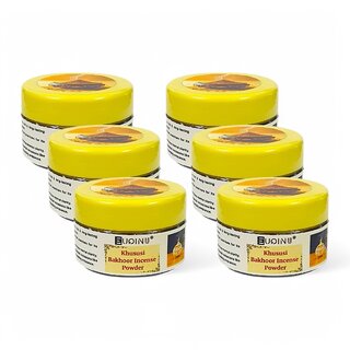 EUQINU Khususi Bakhoor Long Lasting Aroma Incense Powder - 25g (Pack Of 6) EUQINU Khususi Bakhoor Long Lasting Aroma Incense Powder - 25g (Pack Of 6)