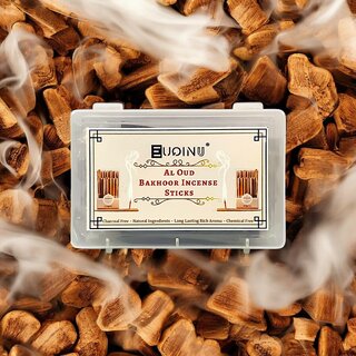 EUQINU Bakhoor Premium Al Oud Sticks Long-Lasting Aroma for a Relaxing Atmosphere (48gm) EUQINU Bakhoor Premium Al Oud Sticks Long-Lasting Aroma for a Relaxing Atmosphere (48gm)
