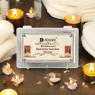 EUQINU Mukhallat Premium Incense Sticks Long-Lasting Luxurious - 48gm EUQINU Mukhallat Premium Incense Sticks Long-Lasting Luxurious - 48gm