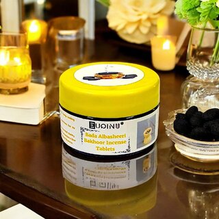                       EUQINU Bakhoor Premium Bada Albasheeri Tablets Long-Lasting Aroma for a Relaxing Atmosphere (25gm)                                              