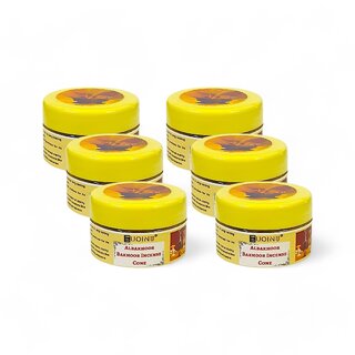 EUQINU Albakhoor Bakhoor Long Lasting Aroma Incense Cone - 25g (Pack Of 6) EUQINU Albakhoor Bakhoor Long Lasting Aroma Incense Cone - 25g (Pack Of 6)