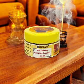                       EUQINU Albakhoor Premium Incense Cone Long-Lasting  Luxurious  - 25gm                                              