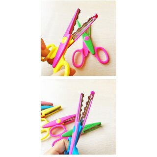 2 Pieces Scissors Art And Craft Designer Scissors For Paper, Cardboard And Greetings Designer Border Edge Cutting, 130 M 2 Pieces Scissors Art And Craft Designer Scissors For Paper, Cardboard And Greetings Designer Border Edge Cutting, 130 M