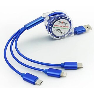 1PCS SMART Multi Charging Cable 3 in 1 USB Mobile Phone Charger Cord USB Cable Compatible with iPhone/Type C/Micro Android 1PCS SMART Multi Charging Cable 3 in 1 USB Mobile Phone Charger Cord USB Cable Compatible with iPhone/Type C/Micro Android