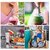 Reusable BPA-Free Metal Thick Long Dishwasher Safe Stainless Steel Drinking Straws 8.5 Inches (2 Straight 2 Bend and 1 C