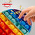 Rainbow Pop It Toy Round Silicone Sensory Stress Reliever