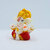 Handcrafted Red Lord Pandal Ganesha Marble Idol Murti and Statue for Mandir