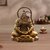 Tiny Shiny Tail Hanuman Ji Murti Statue for Car Dashboard Hanuman Idol Dhyan Mudra Meditation Bajrangbali Bhagwan for Ho