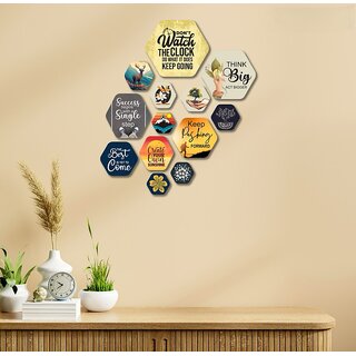 Tiny Shiny Motivational Wooden Hanging for Living Room/Bedroom/Office Gift Decoration