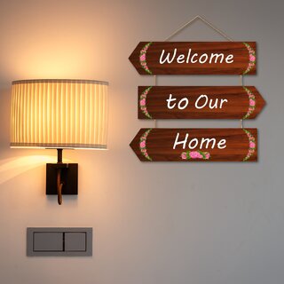 Tiny Shiny Welcome Home Art Wooden Wall Hanging for Living Room/Bedroom/Office Gift Decoration Tiny Shiny Welcome Home Art Wooden Wall Hanging for Living Room/Bedroom/Office Gift Decoration