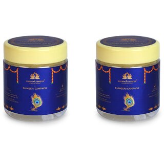 Manokamna Bhimseni Camphor Traditional Remedy with Spiritual Essence Strong Aroma for Healing and Puja (50gm Pack of 2) Manokamna Bhimseni Camphor Traditional Remedy with Spiritual Essence Strong Aroma for Healing and Puja (50gm Pack of 2)
