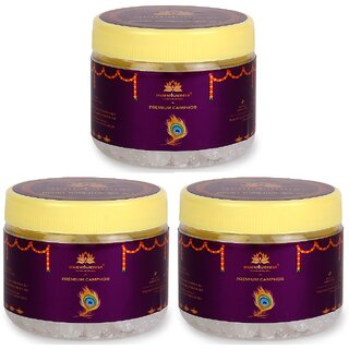 Manokamna Premium Camphor Tablets with Spiritual Essence Strong Aroma for Havan and Puja (100gm Pack of 3) Manokamna Premium Camphor Tablets with Spiritual Essence Strong Aroma for Havan and Puja (100gm Pack of 3)