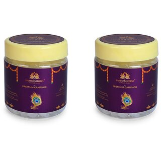 Manokamna Premium Camphor Tablets with Spiritual Essence Strong Aroma for Havan and Puja (50gm Pack of 2) Manokamna Premium Camphor Tablets with Spiritual Essence Strong Aroma for Havan and Puja (50gm Pack of 2)