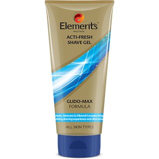                       Element Wellnes Acti-Fresh Shave Gel 80g (pack of 1)                                              