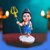 Tiny Shiny Baal Shiv JI Cute Littel Baal Shiv Idol Status Good Luck Murti for Home Temple Office Desk Car Dashboard