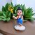 Tiny Shiny Baal Shiv JI Cute Littel Baal Shiv Idol Status Good Luck Murti for Home Temple Office Desk Car Dashboard