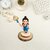 Tiny Shiny Baal Shiv JI Cute Littel Baal Shiv Idol Status Good Luck Murti for Home Temple Office Desk Car Dashboard