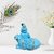 Tiny Shiny Bal Gopal With Cow Murti Statue  For Home Pooja Living Room Decorative Items Car Deshboard Office