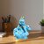 Tiny Shiny Bal Gopal With Cow Murti Statue  For Home Pooja Living Room Decorative Items Car Deshboard Office
