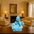 Tiny Shiny Bal Gopal With Cow Murti Statue  For Home Pooja Living Room Decorative Items Car Deshboard Office