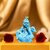 Tiny Shiny Bal Gopal With Cow Murti Statue  For Home Pooja Living Room Decorative Items Car Deshboard Office
