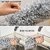 kitchen shop Microfiber Feather Duster Bendable Extendable Fan Cleaning Duster with 100 inches Expandable Pole Handle Washable Duster for High Ceiling Fans, Window Blinds, Furniture (Grey),