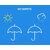 New Design All-Weather Rain Sun Protection, Compact Travel Umbrella for Office Outdoor Use,