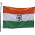 The Flag Shop Indian Outdoor Flag of Size 1.5 ft x 2.5 ft in 100% Polyester Knitted with oggle Rectangle Outdoor Flag
