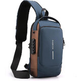 Small 6 L Backpack Backpack Stylish Unisex Waterproof Anti-theft Cross..