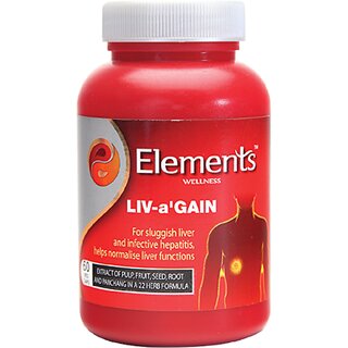 Element Wellnes Liv-a'Gain 60 Capsules (pack of 1) Element Wellnes Liv-a'Gain 60 Capsules (pack of 1)