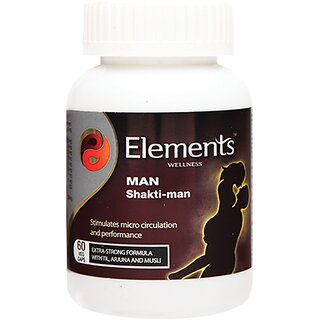                       Element Wellnes MAN Shakti-man 60 Capsules (pack of 1)                                              